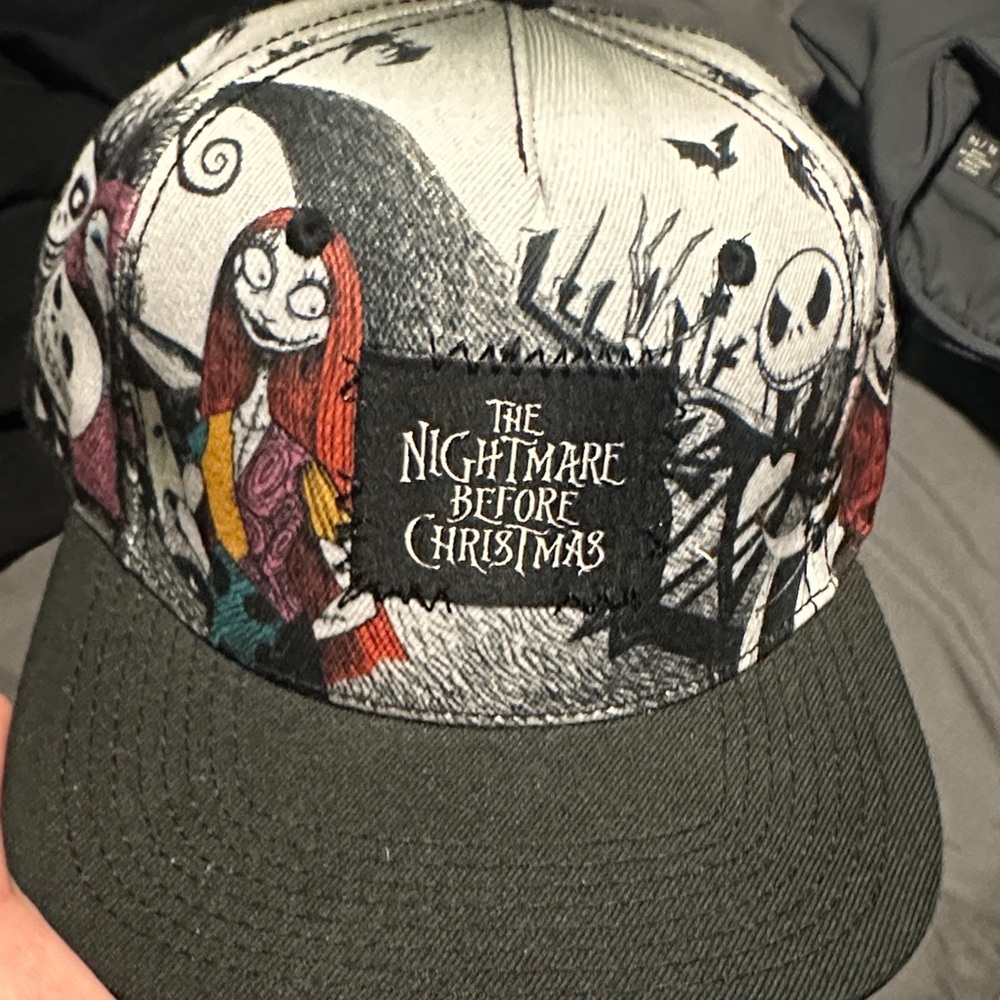 Disney The Nightmare Before Christmas Kids Hat - Black and White